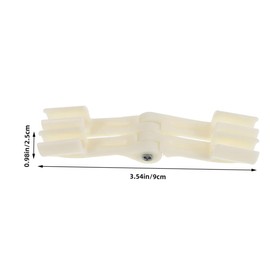 GRIRIW 2pcs Mosquito Net Holder Shade Net Clip Fixing Clamp Bed Canopy Stabilizer Bed Canopy Fixator Net Retainers Portable Net Retainer Stabilizer Replacements Net Fixator Beige Plastic