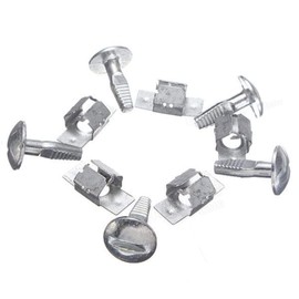 Anwangda 20 Set Engine Cover Mounting Screws Underbody Metal Clips Compatible with Peu-geot Citr-oen 206 207 406 407 806 807 (Grey, 5pcs)