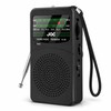 Portable AM/FM/SW Pocket Radio with LED Flashlight, 3.5mm Headphone Jack