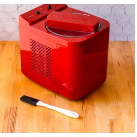 Blue Jean Chef 1QT Thermoelectric Ice Cream Maker in Barn Red