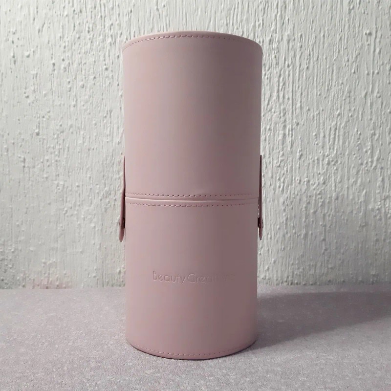 Set De Brochas 24 Piezas Beauty Creations + Estuche Cilindro