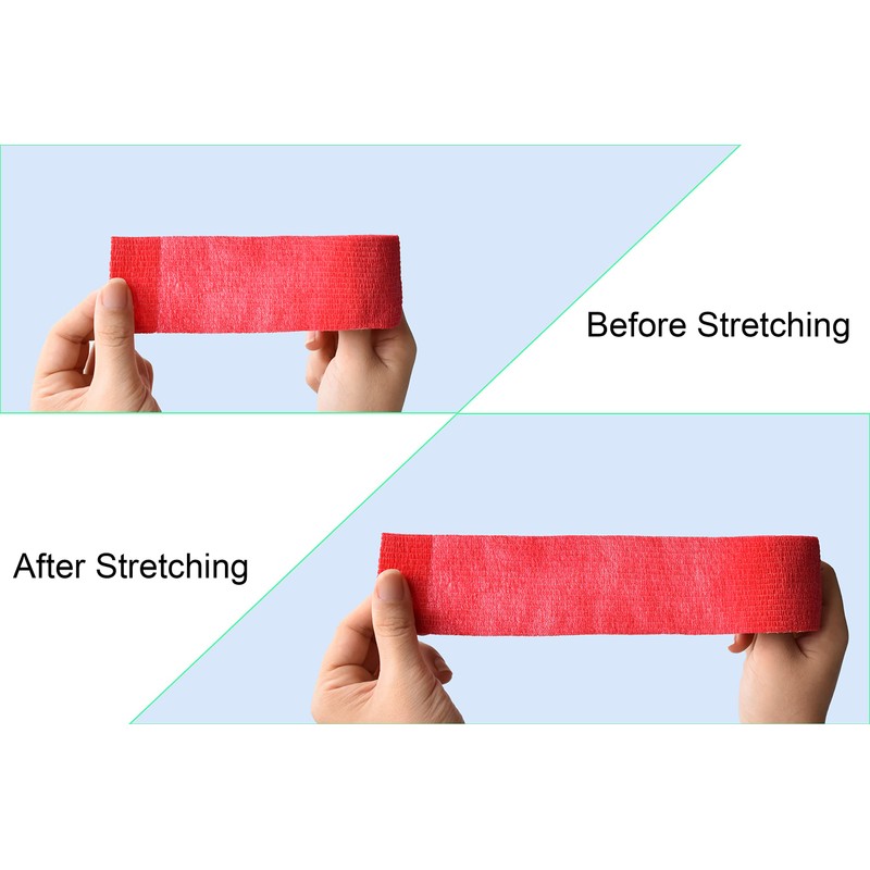 FEILIBAY 10 Pack Self Adherent Bandage Wrap Elastic Cohesive Bandage