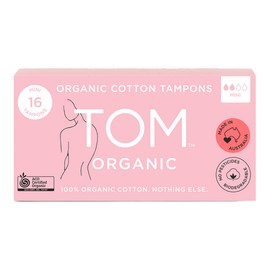 TOM Organic Mini Tampons, 16 Pack