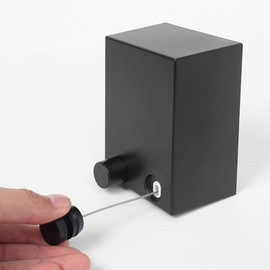 Smart Space-Saving Multi-Purpose Wire Clothesline (Black)
