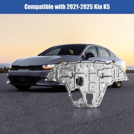 29110L3000 Engine Splash Shield Guard Compatible with Kia K5 2021-2025,Engine Case Guard Under Car Shield Cover Easy Installation, Extended Coverage, Maintenance Holes & Ventilation Design