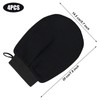 4 STÜCKE Peeling-Handschuhe, Peeling-Handschuh Schwarz Deep Body Peeling-Handschuh Abgestorbene Haut-Entferner