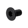 CLAHJQX 100 Pcs M3-0.5 x 4mm Flat Head Machine Screws,