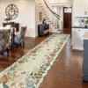 Lahome Floral Hallway Runner Rug Non Slip, 2'6''x10' Washable Runner