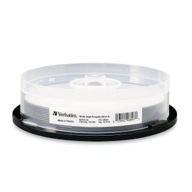 Verbatim BDXL 100GB 4X White Inkjet Printable, Hub Printable - 1pk Jewel Case, 43790