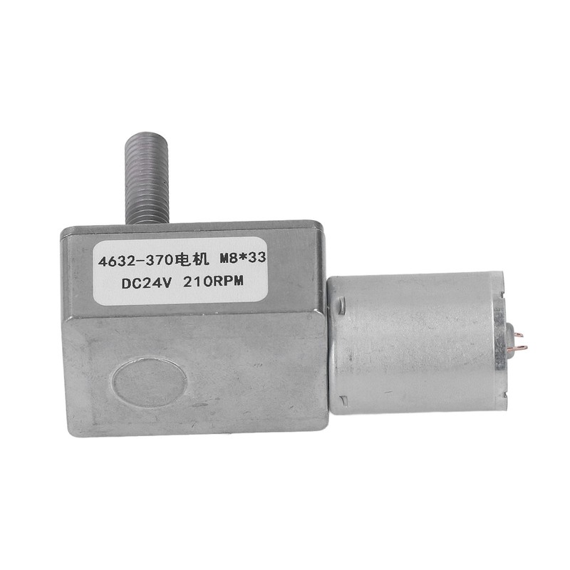 Turbo Worm Geared Motor High Torsion Micro Gearbox DC24V M8x33mm