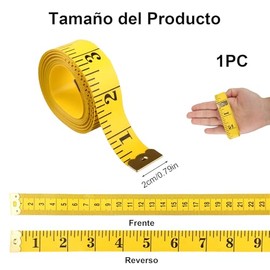 3M Cinta Metrica Corporal Lateral, Cinta para Medir Doble Escala