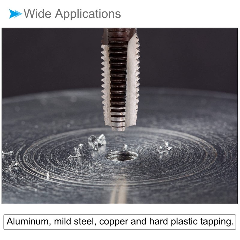 CoCud Hand Threading Taps, M20 x 2.5 Thread, Metric Alloy