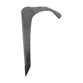 O-Z/Gedney 334G Round Service Entrance Nail Strap for Round SE and NM Cable, 3/4" Trade Size, 0.19" Thickness, 2.5" Nail Length, Malleable Iron