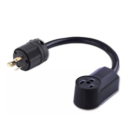 Getwiredusa NEMA L6-30P to 6-50R, AC 30A to Welder 50A Adapter Cord 30A 250V