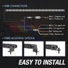 ACEC SHOP 30 Inch LED Chase Light Bar with Strobe