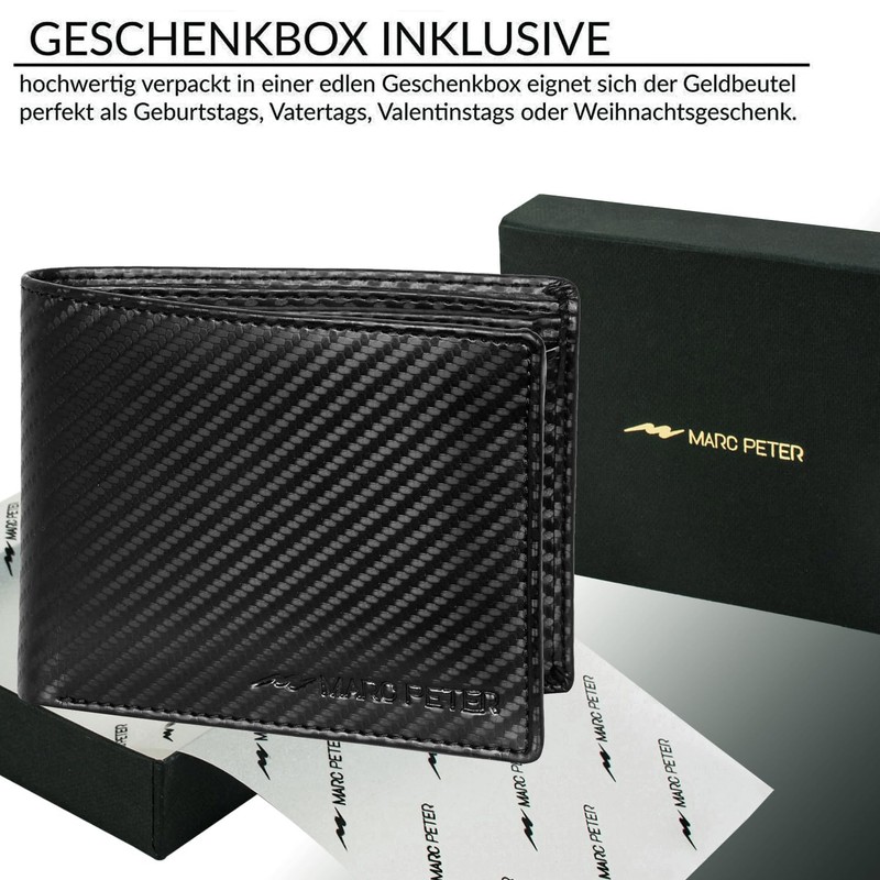 Marc Peter® Oslo Men's Leather Wallet with RFID Protection I