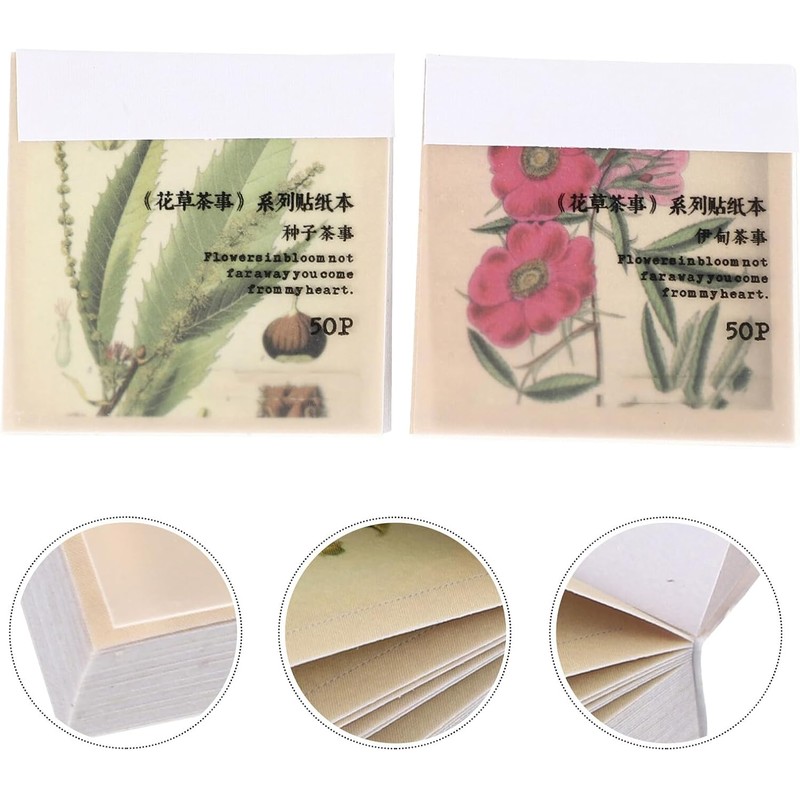 Mipcase 2 Juegos de Pegatinas de Papel Autoadhesivas para Decorar