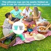 ZFRITP Pack of 2 Old Cups, Folding Cups, Foldable Cups,