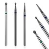 3 Pcs Diamond Ball Bit for Nails Professional Nail Drill