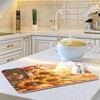 Autumn Pumpkins Sunflowers Dish Drying Mat for Kitchen Counter 18