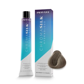 PRAVANA ChromaSilk Hydragloss Tinte en Gel Color 6Bv Dark Golden Beige Blonde 90 ml, Tinte para Cabello Demi-Permanente, Color Vibrante y Duradero, Doble de Brillo, Refresca el Cabello, sin Amoniáco