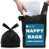 2000 x ALIA Black Adult Nappy Sacks | Extra Large
