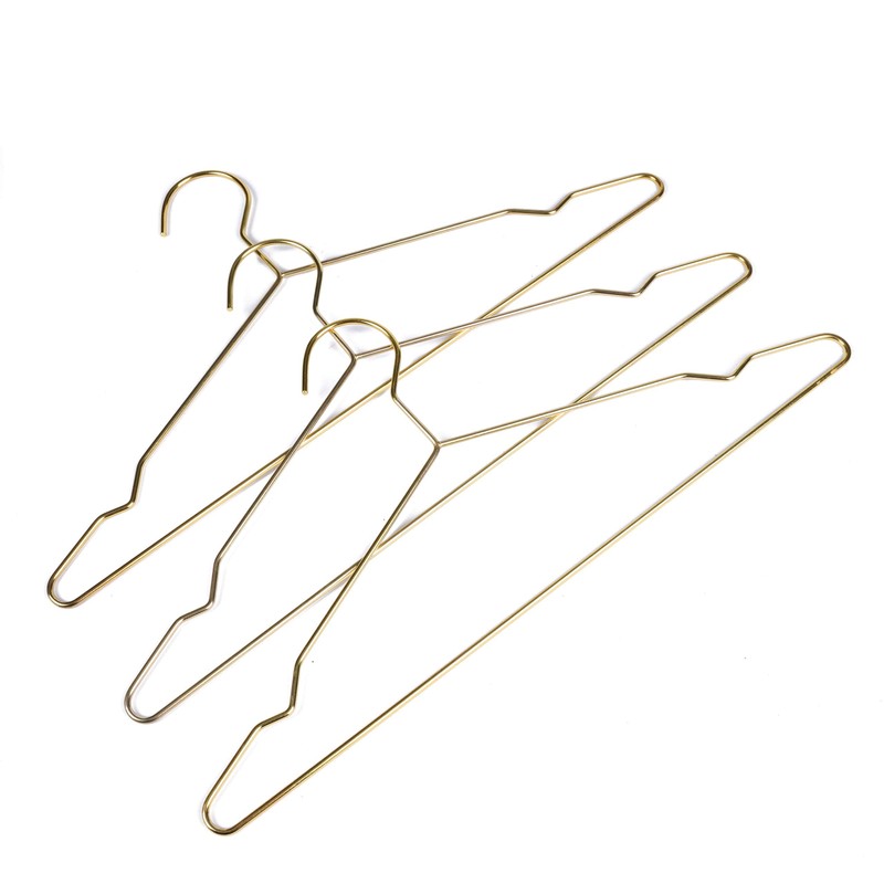 Zirbel Clothes Hangers Set of 10 Retro Design Metal Hangers