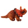The Puppet Company - Dinosaur Finger Puppets - Triceratops (Orange),