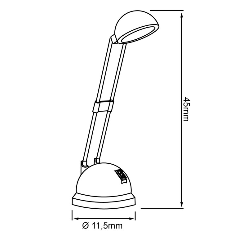 Brilliant AG g94816/04 8.3 W Metal/Plastic Desk Lamp Green