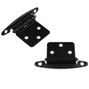 DecoBasics (25 Pairs Pack/50 Pcs) Matte Black, Non Self Closing/Free