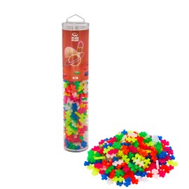 Plus-Plus 300.4186 Neon Tube (240 pcs), Multi-Colour