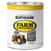 Rust-Oleum 280163 Farm & Implement Enamel Paint, Quart, Caterpillar Yellow,