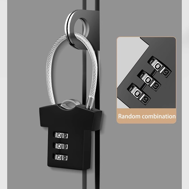 BTSYBTS 3 Digit Combination Locks, 4 Pack Locker Lock with