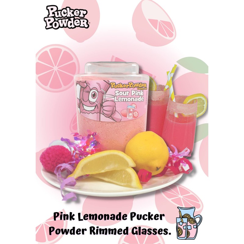 Pucker Powder Sour Pink Lemonade,Party Favors - Weddings - Receptions