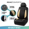Road Comforts Car Seat Covers, Breathable Leather Seat Covers, Car