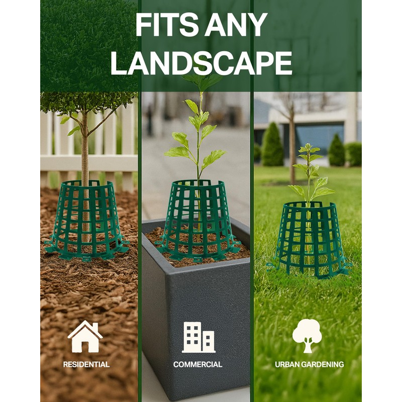 Plant Knight Sapling Protector 6-Pack – Tree Trunk Protector Guards