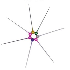 Garosa Alfileres con 960 Piezas Multicolor Costura Recta Acolchada Perla Cabeza Pernos para Arte DIY Artesanía Decoración de Modista