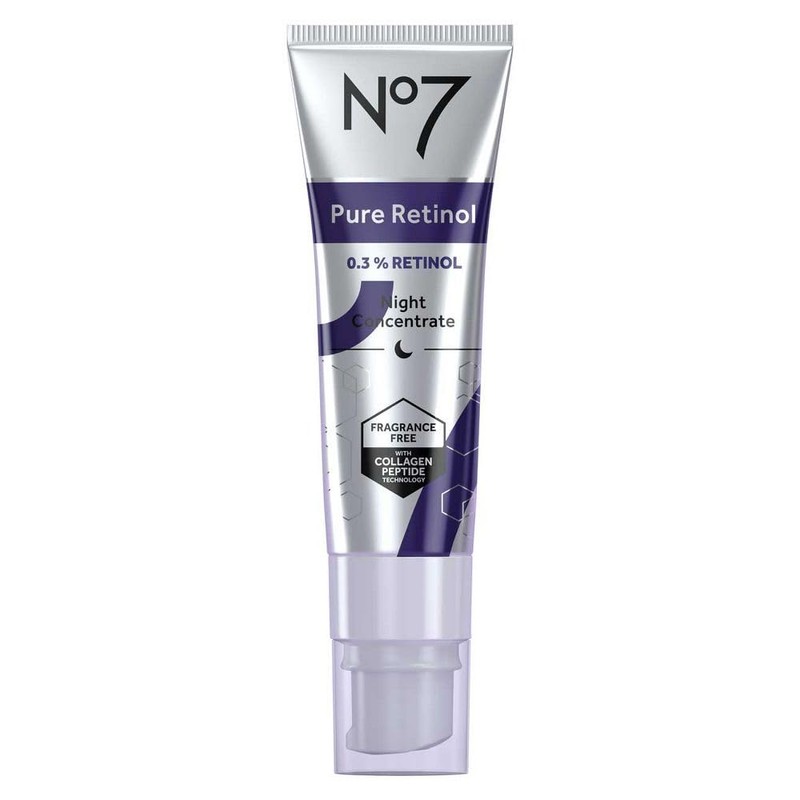 No7 Pure Retinol (0.3% Retinol) Night Concentrate 30ml (pack of