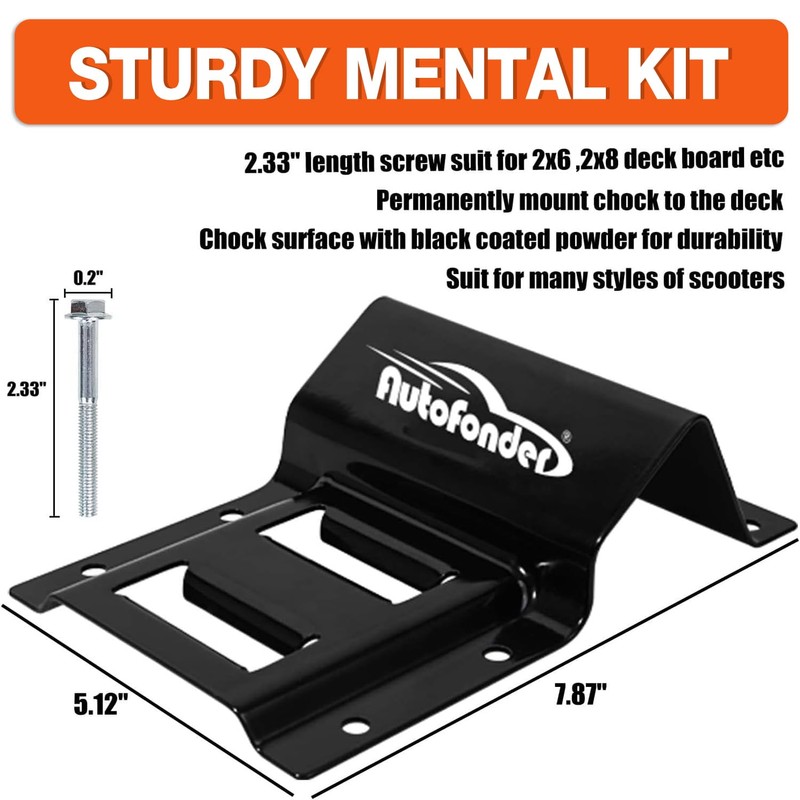 Wheel Chock Tie Down Kit (4500lb Break Strength) Heavy Duty