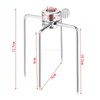 PIQIUQIU 2 Meat Clips for Rotisserie Forks Universal Stainless Steel
