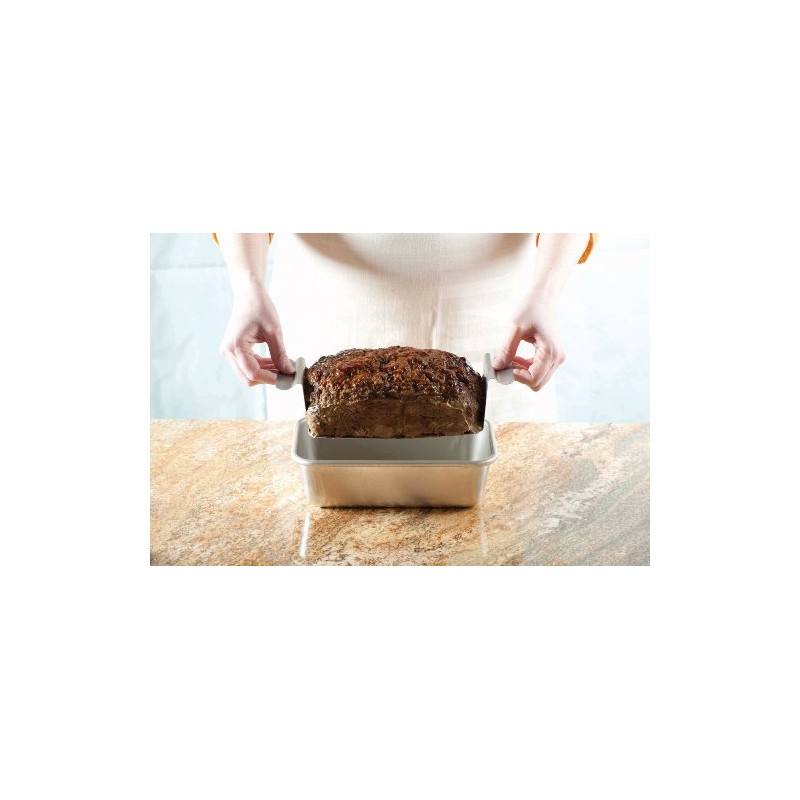 Nordic Ware Naturals Meat Loaf Pan with Lifting Trivet