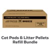 Purina Tidy Cats Breeze Litter System Cat Refill Bundle -