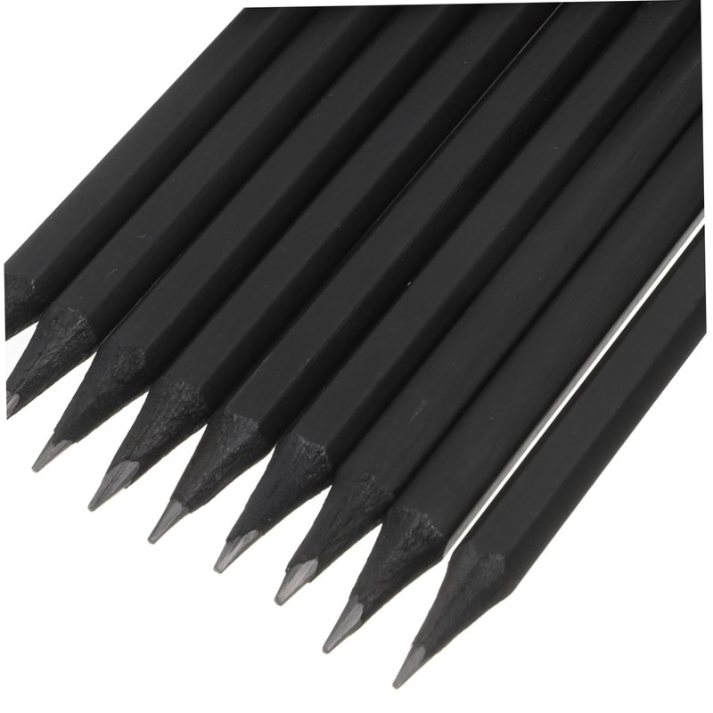 Operitacx 10Pcs Hexagonal 2B Black Sketching Pencils Professional Drawing Pencils