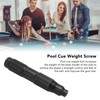 6Pcs Pool Cue Weight Screw Stainless Steel and Aluminum Pool