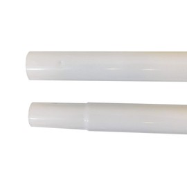 Best Flags 10ft Aluminum (White) Outdoor Pole with Ground Spike