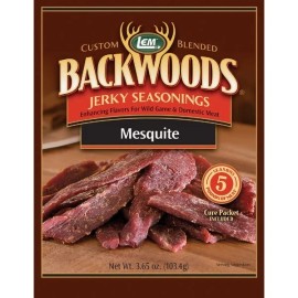 Backwoods (2)-LEM Backwoods 3.65 Oz. Mesquite Snack Stick Meat Jerky Seasoning 9153