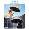 Yoobure Compact Travel Umbrella - Windproof Umbrellas for Rain, Small