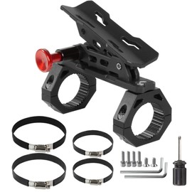 UTV Fire Extinguisher Mount Kit- Quick Release Roll Bar Fire Extinguisher Bracket Holder for Any Vehicle with 1.75"-2" Roll Bar, Compatible with Polaris RZR/Can Am X3/Jeep Wrangler