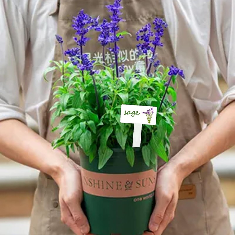 Generic Plant Label Signs Waterproof Reusable Plant Stake Tags with