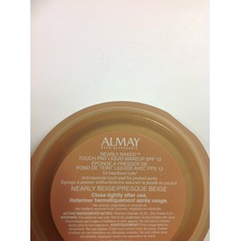 Almay Nearly Naked Touch Pad (Touch-Pad) Liquid Makeup ( NEARLY BEIGE ) SPF12.